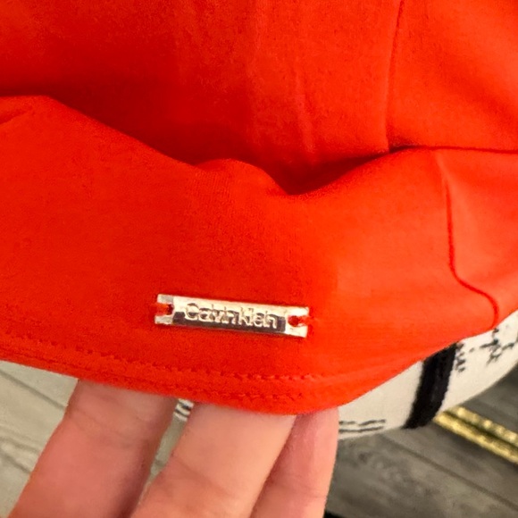 Calvin Klein Orange Sleeveless Women's Top - Picture 7 of 7